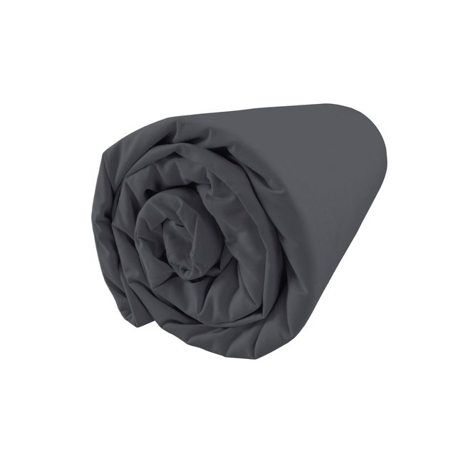 Drap housse en percale de coton, COMPLICITÉ - BLANC CERISE