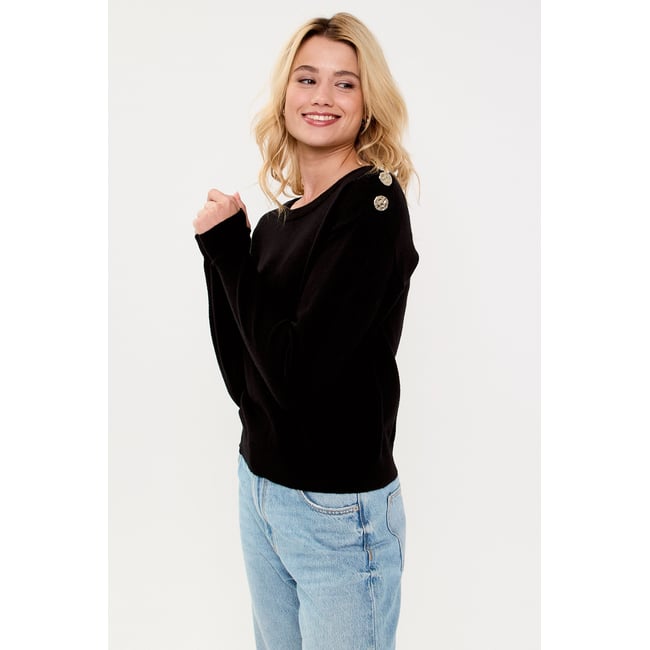 Pull fin col rond manches longues - CACHE CACHE