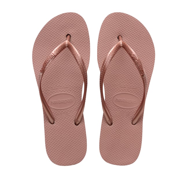 Tongs compensées Slim Flatform  rose <span itemprop=