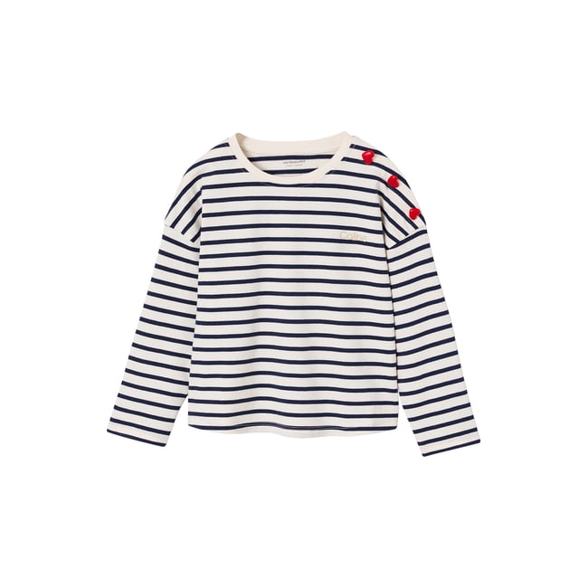 T-shirt marinière manches longues - VERTBAUDET