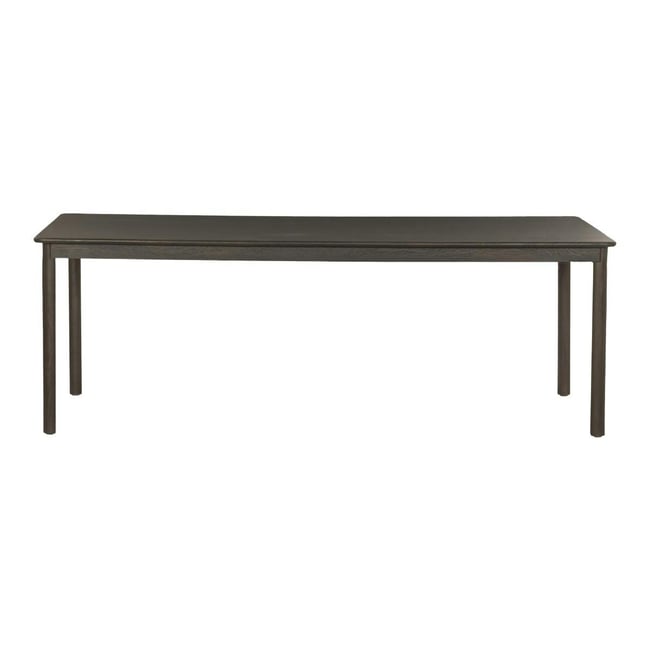 Table à manger moderne 8/10 places en chêne LOREN Couleur bois foncé <span itemprop=