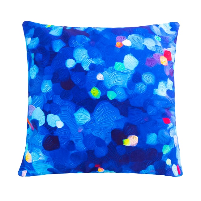 Housse de coussin 50 x 50 cm   Pillownes Large blue palette <span itemprop=