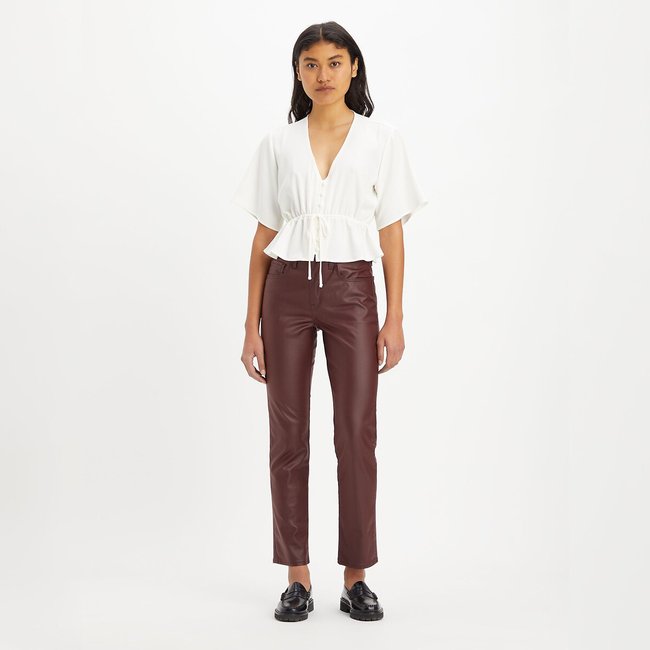 Jeans 724™ Coated Straight chocolate <span itemprop=