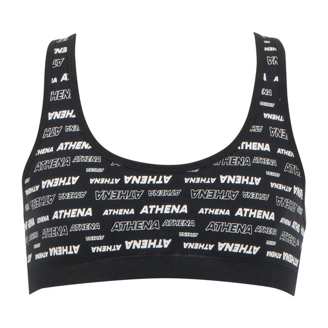 Brassière sport sans couture noir <span itemprop=