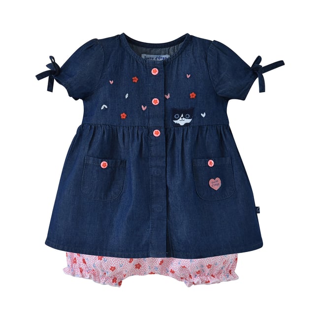 Robe en jean bloomer elea bleu <span itemprop=