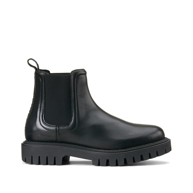 Men\'s Tommy Hilfiger Premium Casual Chunky Leather Boot Black FM0FM04187 Sz 12 Tommy Hilfiger | Shoes | Mens Tommy Hilfiger Premium Casual  main image 3