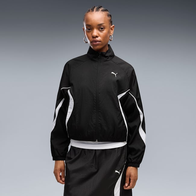 Veste de survêtement noir <span itemprop=