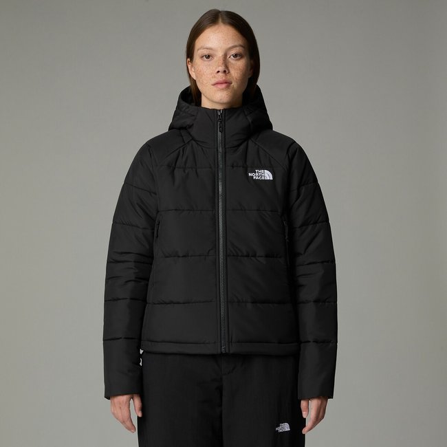 Hyalite Hooded Padded Jacket, black, THE NORTH FACE