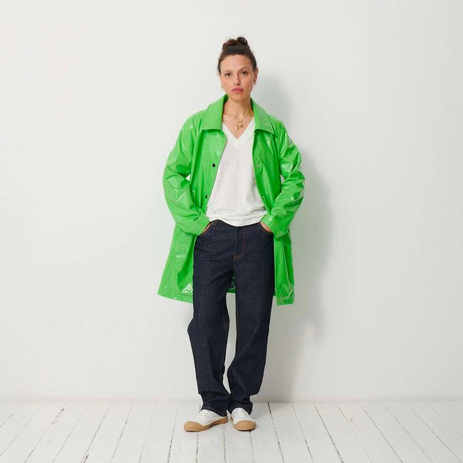 Parka NEVEN vert basilic en polyuréthane recyclé et polyester basilic <span itemprop=