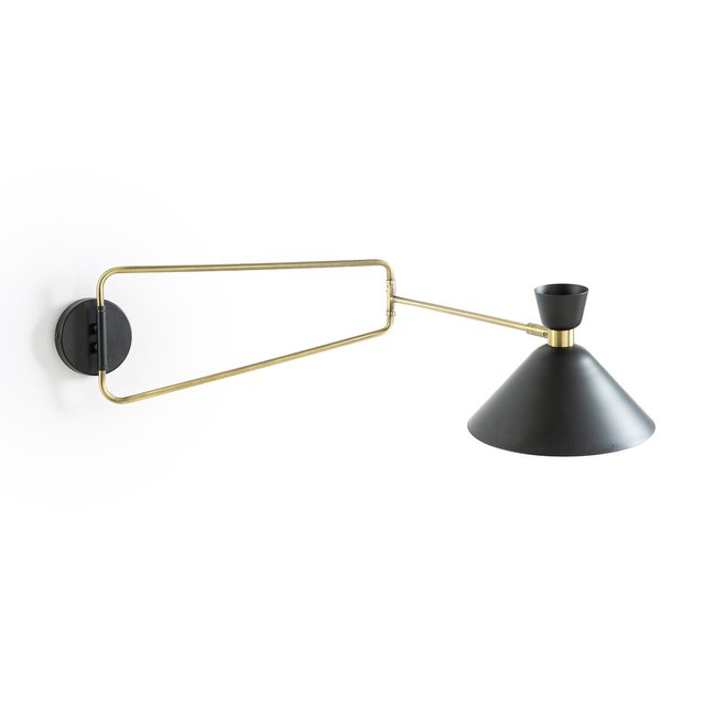 Zoticus Aged Brass Articulated Wall Light aged brass AM.PM