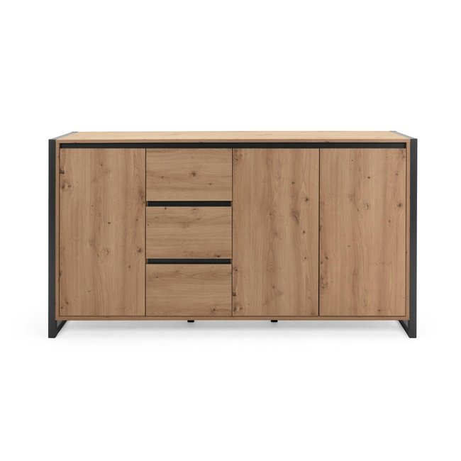 Buffet enfilade 160 cm, 3 portes 3 tiroirs ALVA - PIER IMPORT