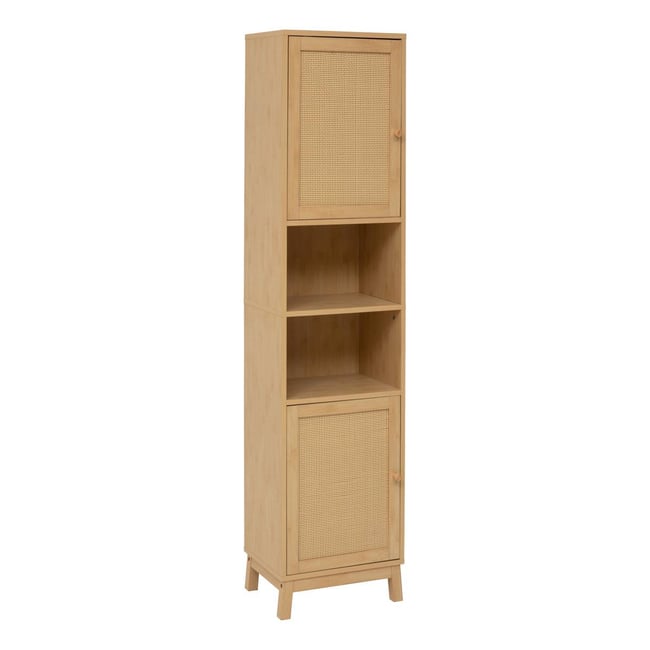 Colonne de rangement 2 portes CANE Couleur marron <span itemprop=