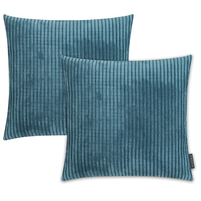 Housses de coussin velours côtelé SHARA - Lot de 2 - MAGMA HEIMTEX