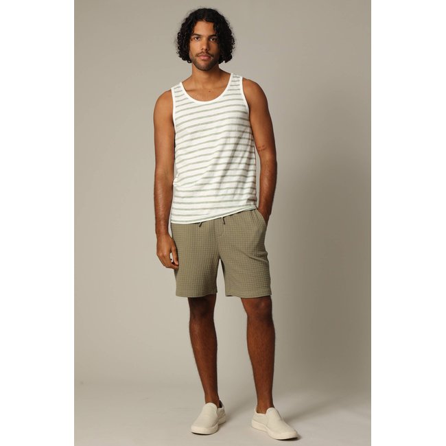 Débardeur en jersey de coton à rayures et patch tissé DALSONI - DEELUXE