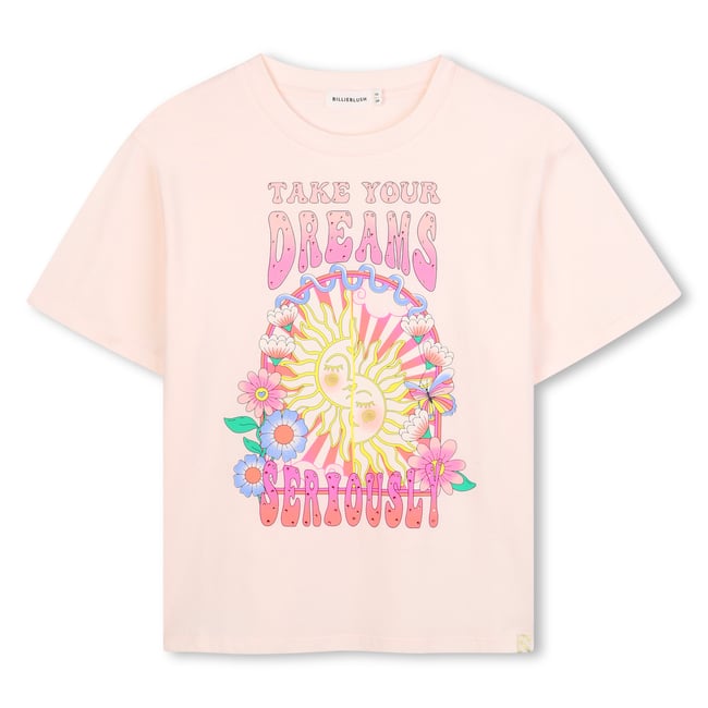 T-shirts à manches courtes rose courage <span itemprop=