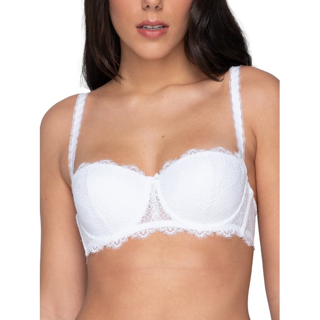 Soutien-gorge balconnetMariage blanc <span itemprop=