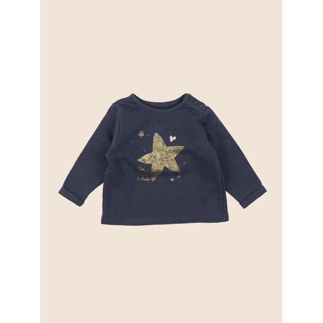 Sweat - Très bon état gris <span itemprop=
