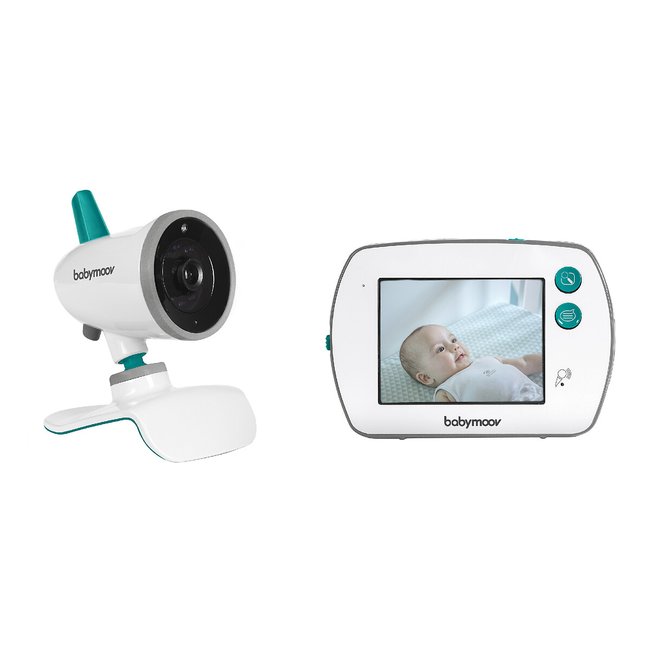 Babyphone vidéo yoo feel blanc <span itemprop=