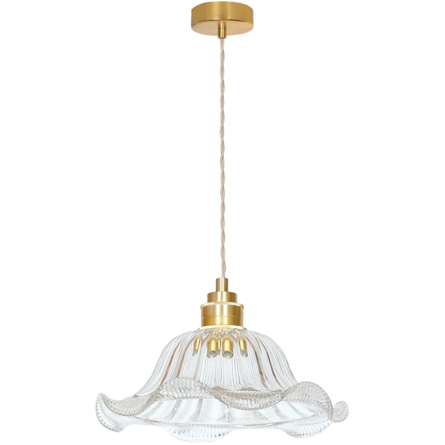 Suspension en verre Couleur noir <span itemprop=
