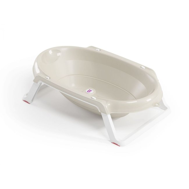 Baignoire Onda slim pliante blanc cassé beige - OK BABY
