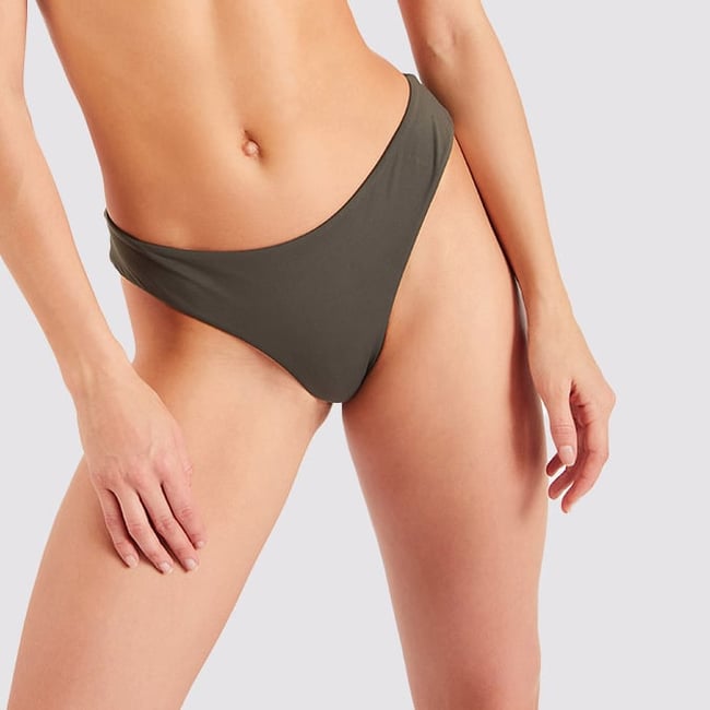 Bas de maillot de bain Cheeka Colorsun vert kaki <span itemprop=