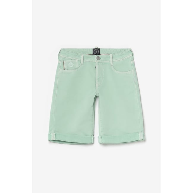 Bermuda short JOGG vert d'eau <span itemprop=