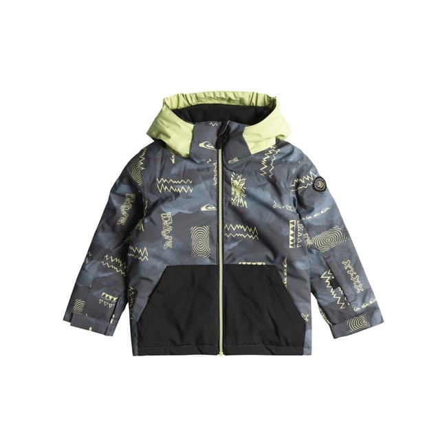 Veste de snow LITTLE MISSION gris shadow checks flint stone <span itemprop=