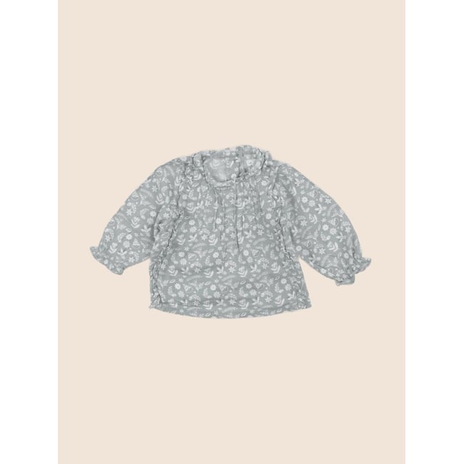Blouse - Très bon état vert <span itemprop=