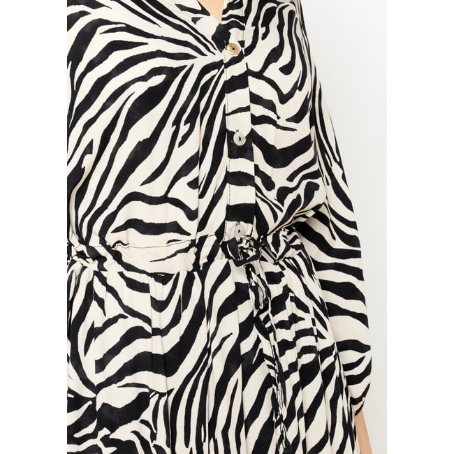 Robe longue à imprimé zèbre - LOLALIZA