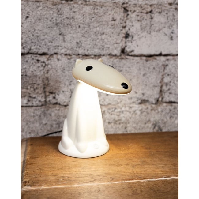 Lampe à poser signée Philippe Starck Julia N°1001 - Bon état Couleur blanc <span itemprop=
