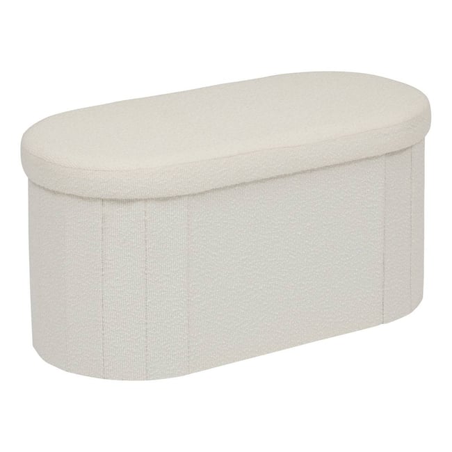 Pouf ovale pliable avec rangement FINK - ATMOSPHERA