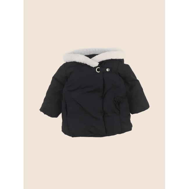 Manteau - Très bon état noir <span itemprop=