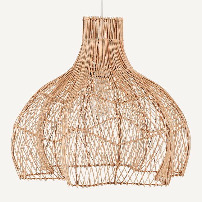 Suspension en rotin tressé, Rotanga Couleur naturel <span itemprop=