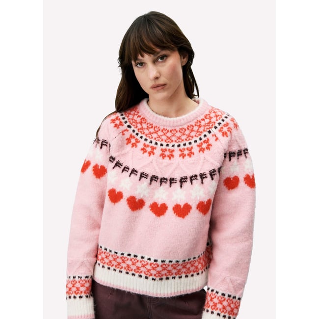 Pull ALOUETTE rose <span itemprop=