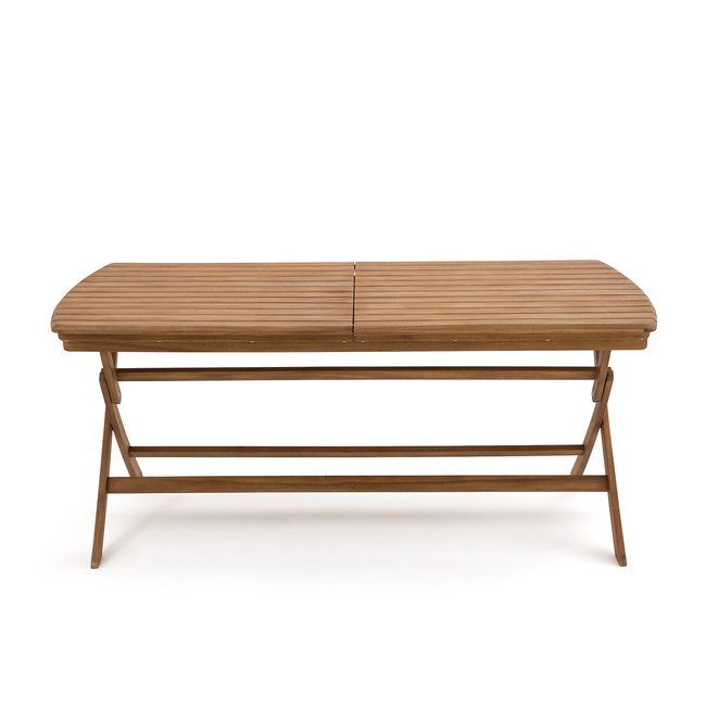 Mesa de jardín plegable extensible, Palera acacia <span itemprop=