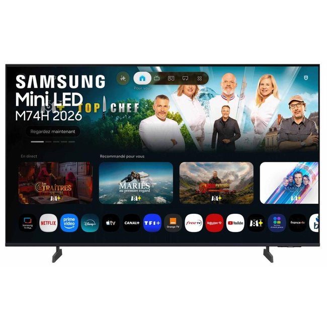 Televiseurs led de 65 pouces TU75M74H gris <span itemprop=