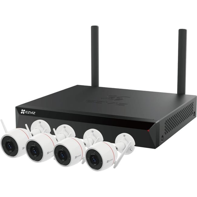 Caméra de surveillance NVR H5S+ 4 caméras extérieures H3C 2K+ - EZVIZ