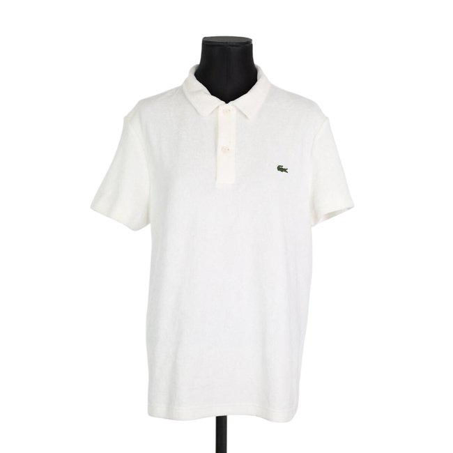 Polo en coton - Très Bon État blanc <span itemprop=