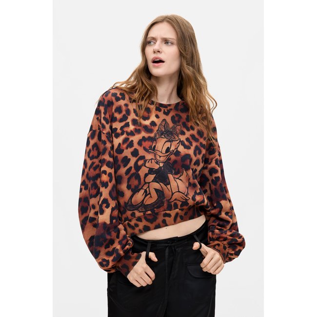 Sweat-shirt Disney™ Imprimé marron <span itemprop=