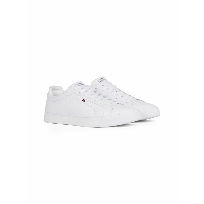 Baskets Court en cuir Flag Ess blanc <span itemprop=