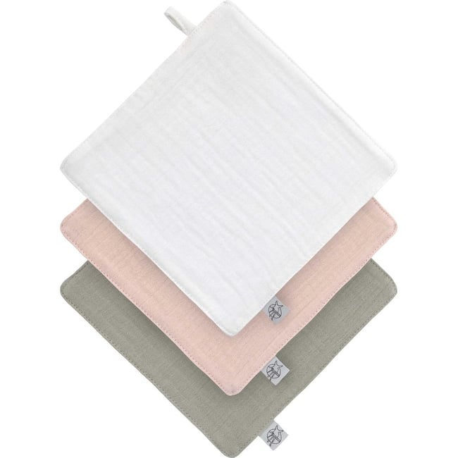 Lot de 3 débarbouillettes - LASSIG