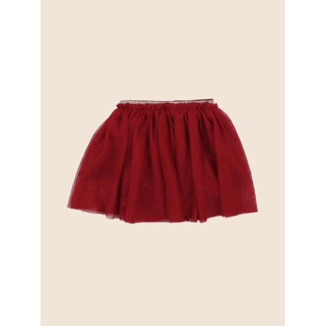 Jupe - Très bon état rouge <span itemprop=