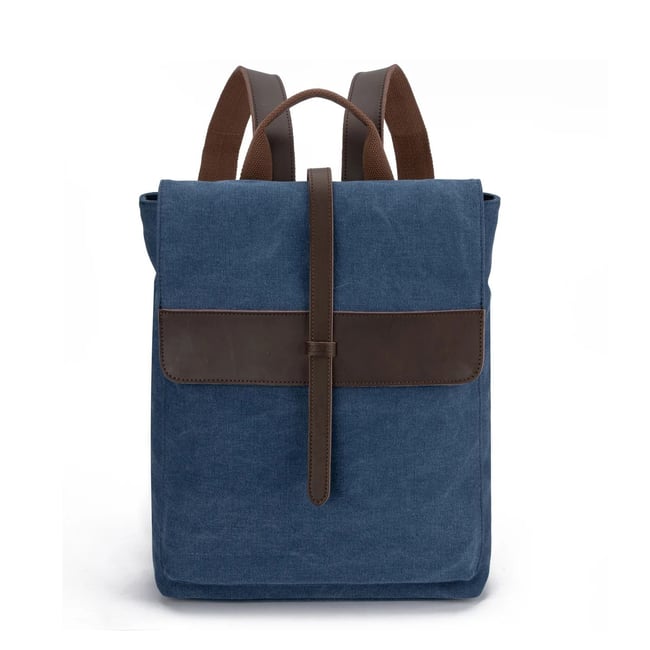 Sac à dos en toile et cuir BOTZARIS - OH MY BAG
