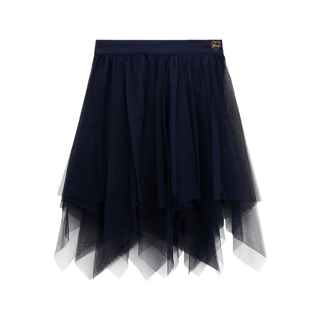 Mini-Jupe En Tulle bleu <span itemprop=