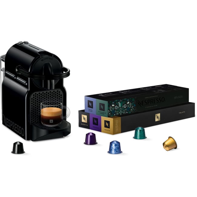 Nespresso Inissia EN80.B + 50 capsules - DELONGHI