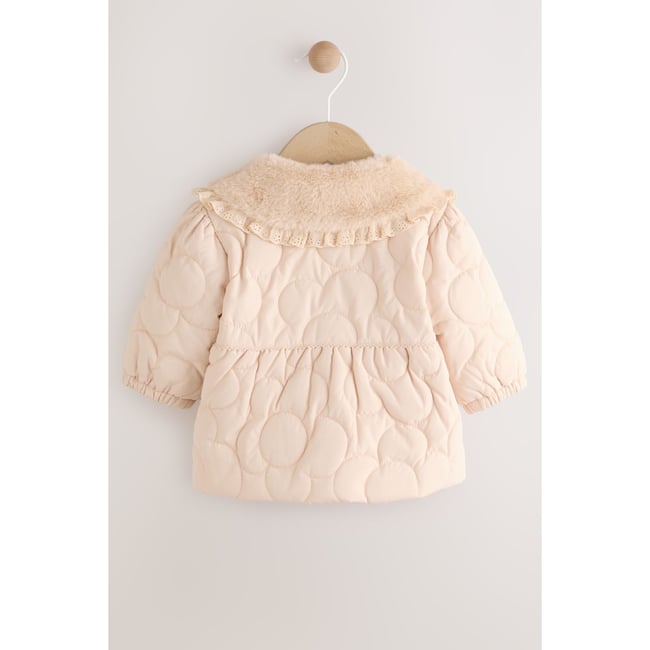 Combinaison matelassée pour bébé col surdimensionné neutre <span itemprop=