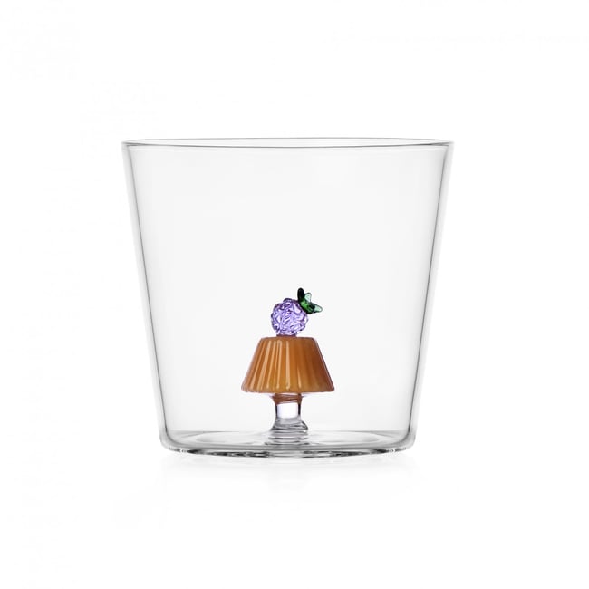 Verre charlotte aux mûres Pâtisserie Couleur v021700 <span itemprop=