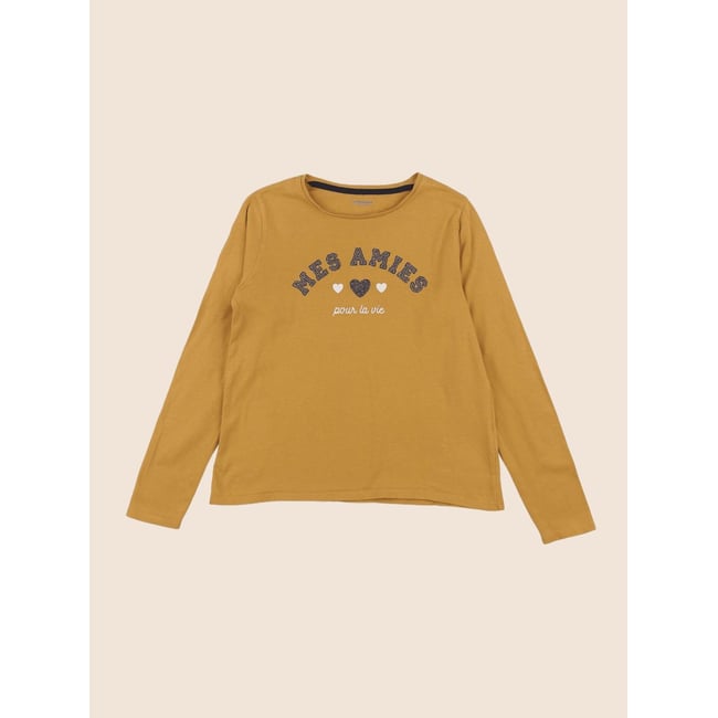 Tee-shirt - Etat satisfaisant jaune <span itemprop=