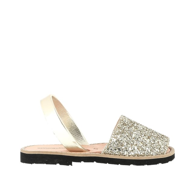 Sandales en cuir AVARCA PAILLETTES KIDS - MINORQUINES