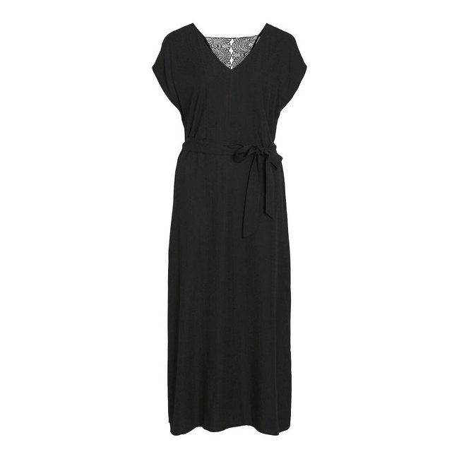 Lace Back Maxikjole sort VILA